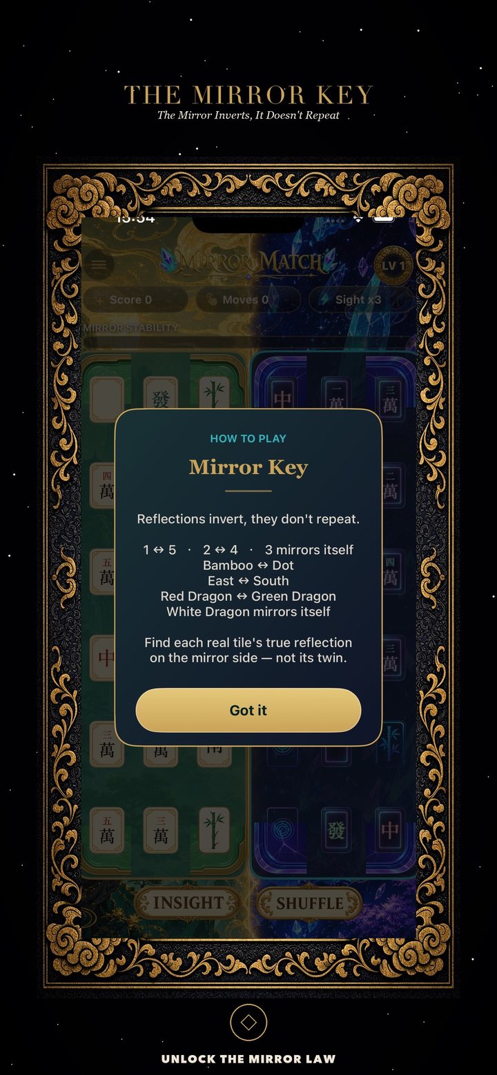 How to Play — find your reflection tutorial